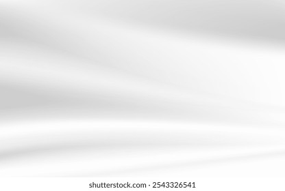 Fluxos de fundo de gradiente branco com ondas suaves criando um calmante e sofisticado.