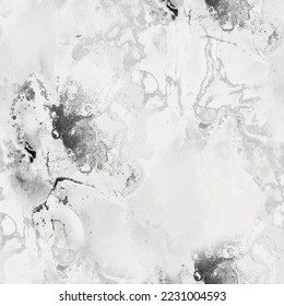 Fondo de degradado blanco. La ciencia del color gris gris. Patrón de ciencia blanca. Gris Repite Ciencia. Gris Light Elegant Grunge. Placa de grano de tinta gris claro. Pared De Azulejos Ligeros. Pintura abstracta de vectores.