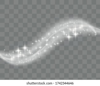White gradient decorative element.vector illustration. winter and snow with fog. wind and fog.Snow and wind on a transparent background. 