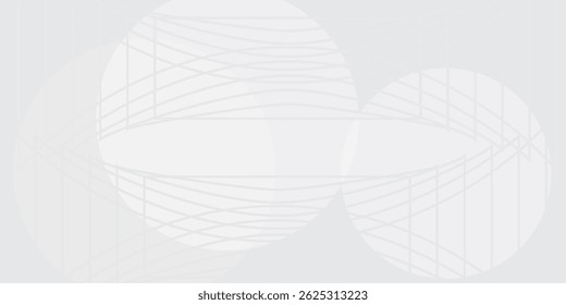 White gradient geometric abstract background overlap layer on bright space with lines effect decoration.modern  graphic design element .