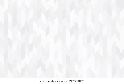 White gradient mosaic backdrop. Abstract retro pattern of geometric shapes. Geometric hipster geometric background, vector