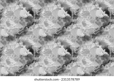 White Gradient Science. White Rock Stone. Grey Gray Ink Splash Slate. Light Repeat Background. White White Elegant Splash. Grey Science Pattern. Light Grey Color Background. Vector Abstract Template.