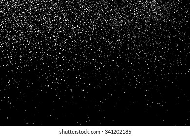Grave textura abstracta sobre un fondo negro. Textura de nieve. Elemento de diseño. Ilustración vectorial, eps 10.