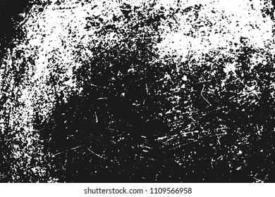 White grainy texture isolated on black background. Distress overlay textured. Grunge design elements. Vector illustration,eps 10.