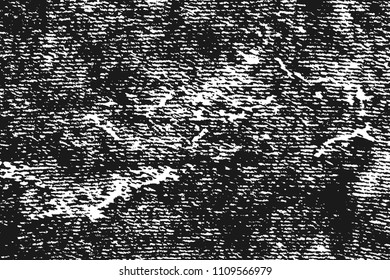 White grainy texture isolated on black background. Distress overlay textured. Grunge design elements. Vector illustration,eps 10.