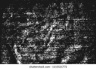 White grainy texture isolated on black background. Distress overlay textured. Grunge design elements. Vector illustration,eps 10.