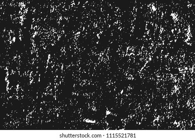 White grainy texture isolated on black background. Distress overlay textured. Grunge design elements. Vector illustration,eps 10.
