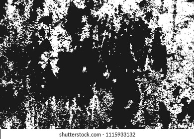 White grainy texture isolated on black background. Distress overlay textured. Grunge design elements. Vector illustration,eps 10.