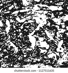 White grainy texture isolated on black background. Distressed overlay textured. Grunge design elements. Vector illustration,eps 10.