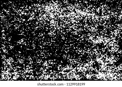 White grainy texture isolated on black background. Particles overlay textured. Grunge design elements. Vector illustration,eps 10.