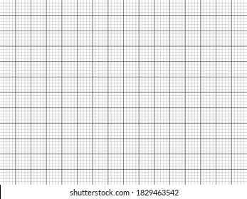 White Graph Paper And Black Lines