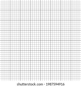 White graph paper with black lines, square