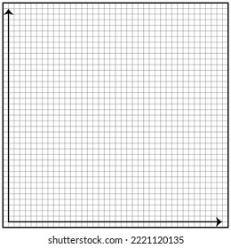 Whitepaper, schwarze Linien mit schwarzen x- und y-Linien, Raster