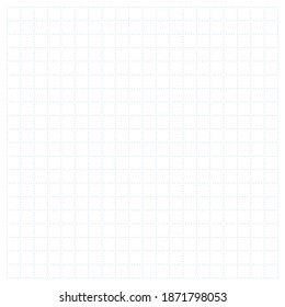 White graph paper with blue dot pattern