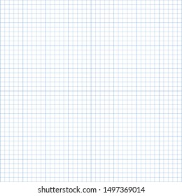 White Graph Paper Blue Lines Stock Vector (Royalty Free) 1497369014