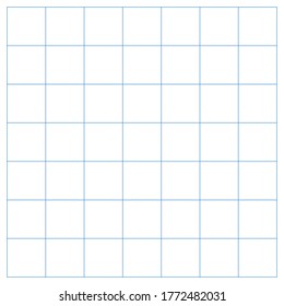 White graph paper with blue lines