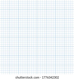White graph paper with blue lines