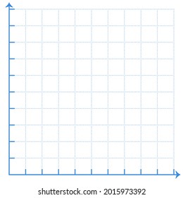 White graph paper with blue lines and black xy lines