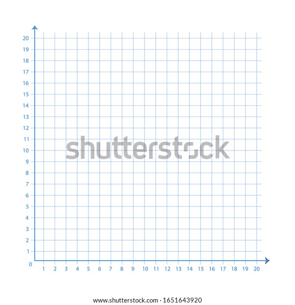 White Graph Paper Blue Graph Lines Stock Vector (Royalty Free ...