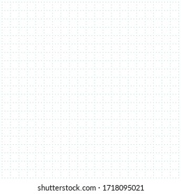 Papel gráfico blanco con patrón de puntos verdes