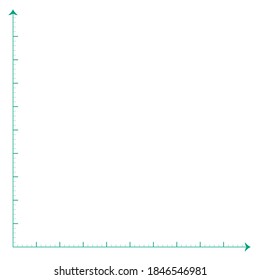 White graph paper with green lines and black xy lines