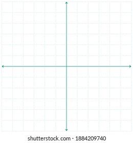 Weißes Graphpapier mit grünen Linien und grünen Linien