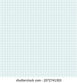 White graph paper with green lines, square