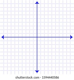 White graph paper with red color lines and blue color x  y axis