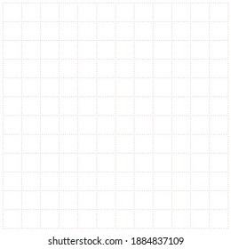 White graph paper with red lines, square