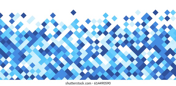 Fondo gráfico blanco con rhombus azul. Ilustración de papel vector.