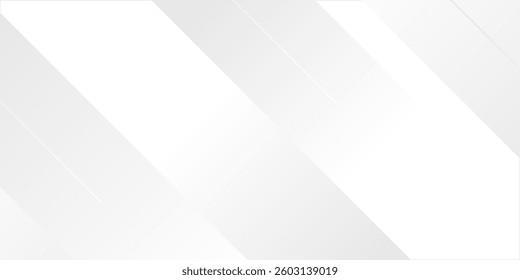 White and gray abstract background for corporate concept, template. Vector illustration