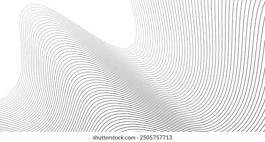 White gray abstract background with flowing lines. Vector illustration. eps10.