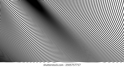 White gray abstract background with flowing lines. Vector illustration. eps10.