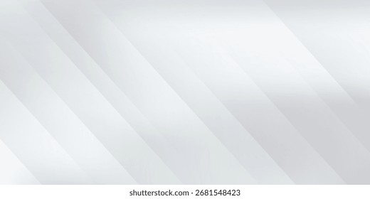 Fondo abstracto gris blanco con líneas claras y Horizontales brillantes y brillantes.