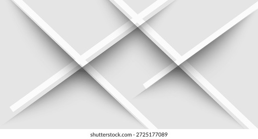 Fondo abstracto blanco y gris. Abstractas patrón de pliegue suave de fondo. Fondo de Vector pálido claro.