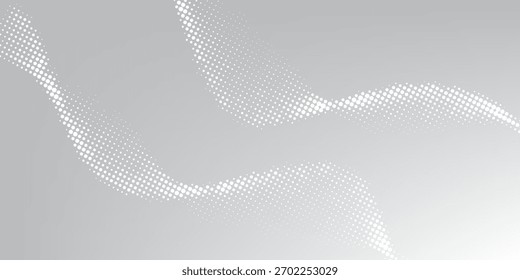 Papel de parede de fundo abstrato branco e cinza para apresentação com gradiente e imagem vetorial de linha