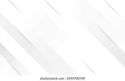 white and gray Abstract banner design background with diagonal geometric stripes for presentation design