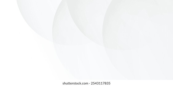 white and gray abstract circle modern background design. Simple style. template posters, fylers.