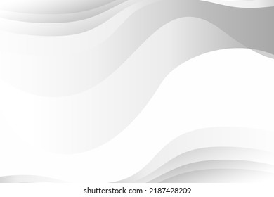 White and Gray abstract cruve background