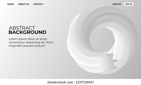 white gray abstract fluid wave background