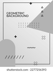weißgrauer abstrakter, geometrischer Hintergrund
