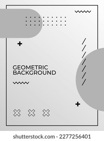 weißgrauer abstrakter, geometrischer Hintergrund