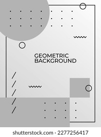 white gray abstract geometric shape background