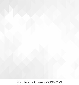 White and gray abstract pattern. Background in Geometric style. Mesh of rhombus or triangles. Mosaic template for your design. Paper texture. Clean place for your headline.