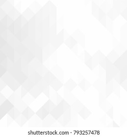 White and gray abstract pattern. Background in Geometric style. Mesh of rhombus or triangles. Mosaic template for your design. Paper texture. Clean place for your headline.