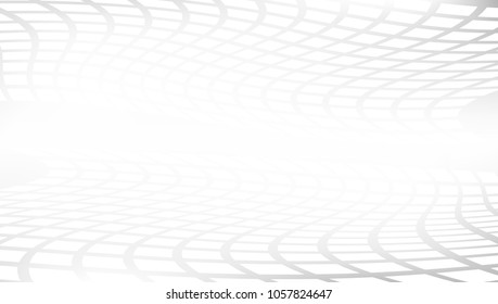 White And Gray Abstract Perspective Background 16x9. EPS10 Vector