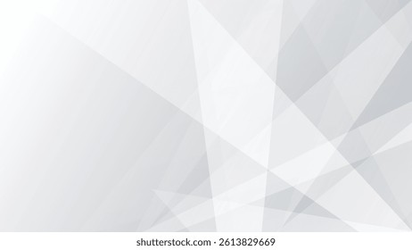 White Gray Abstract Polygonal Background With Geometric Background. Abstract Technology Communication Concept Vector Background