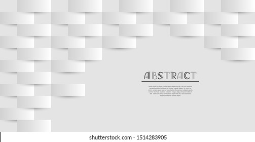 White and gray abstract texture, background. 3d paper style, can be used in book design, posters, cover design, CDs, flyers. Background websites or advertising. Business presentation template. Vector