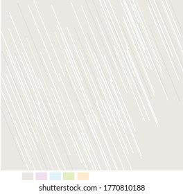 White and gray background with diagonal stripes, with a color palette matching the fonts to change the background color