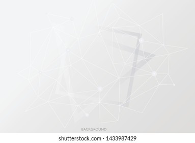 White gray background Geometric pattern Vector illustrations